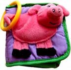 Animal Softbook Rattle PIG