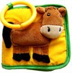 Animal Softbook Rattle PONY