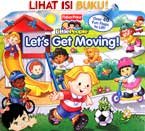 Fisher Price Little People - Let's Get Moving! - over 40 Fun Flaps to Lift! - Discover Counting, Action Words, Sizes, Play Pretend