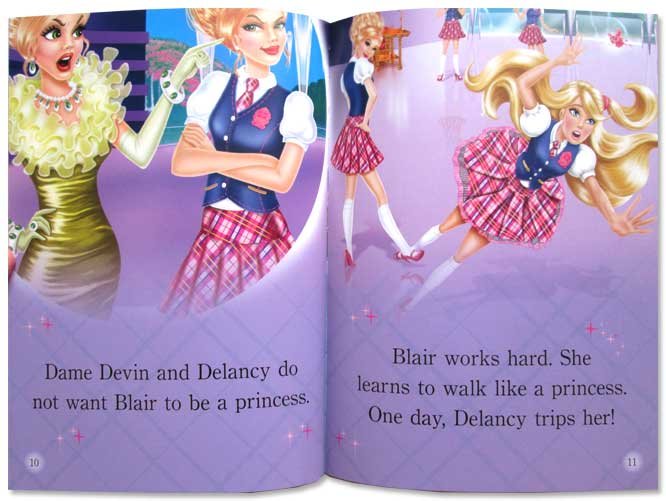 Step into Reading Step 2 Barbie Princess Charm School Story Book