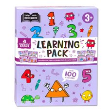 Help With Homework 3+ Learning Pack (4 Fantastic Books to practise essential skills for school with Over 100 Stickers!)