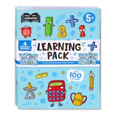 Help With Homework 5+ Learning Pack (4 Fantastic Books to practise essential skills for school with Over 100 Stickers!)