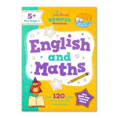 Leap Ahead Bumper Workbook English and Maths over 120 pages of fun activities and Stickers (Age 5+ Years Key Stage 1)