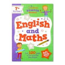 Leap Ahead Bumper Workbook 7+ English and Maths over 120 pages of fun activities and Stickers (Age 7+ Years Key Stage 2)