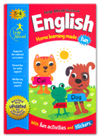 English Leap Ahead Workbook Home Learning Made Fun With Fun Activities and Stickers (Age 3-4y)