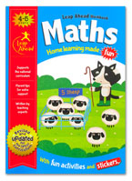 Maths Leap Ahead Workbook Home Learning Made Fun With Fun Activities and Stickers (Age 4-5y) 