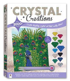 Crystal Creation Proud Peacock With 2000+ Crystals (12 Vivid Colours!)