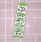 Button Cell Battery SR41(1 strip isi 10 butir) (baterai untuk sound books)