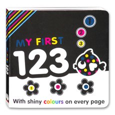 My First 123 Board Book With Shiny Colours On Every Page