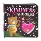 Kindness Sparkles - WITH HEART LIGHT (squish the light - shine bright!)