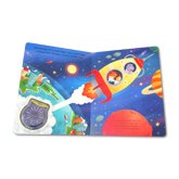 Hide & Seek Space Adventure Magical Lights Book Reveal hidden characters with your magical finding device!