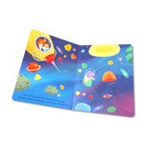 Hide & Seek Space Adventure Magical Lights Book Reveal hidden characters with your magical finding device!