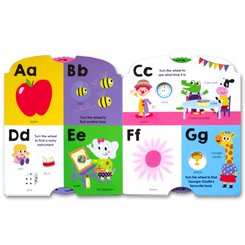 Priddy Learning My First ABC Board Book With Turn the Wheels!