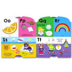 Priddy Learning My First ABC Board Book With Turn the Wheels!
