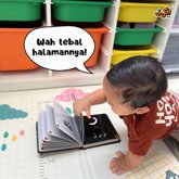 Hijaiyah Pertamaku BoardBook (Hijaiyah & My First Arabic Words) Terjemah Inggris & Indonesia (BONUS Poster Hijaiyah)