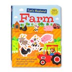 Let's Explore FARM Sticker Board Book with reusable stickers (bisa copot-tempel, bahan sticker tebal)