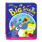 Big Shark Little Shark Magic Spyglass Board Book (Use the Magic Spyglass to Find Little Shark!)!)