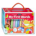 Junior Explorers Learning Library My First Words Includes 8 Board Books