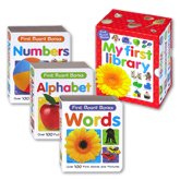 My First Library Board Book Set (Isi 3 Buku Numbers, Alphabet, Words)