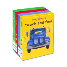 Bright Baby Touch and Feel Box Set with 4 Board Book - Board Book Collection