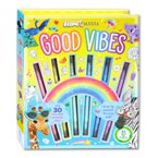 Colour Mania - GOOD VIBES Colouring with Brush-tip pens with fine-Liner ands! (over 30 feel-good colouring pages)