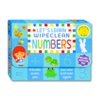 Let's Learn Wipe Clean Number Box Set Includes Pen!