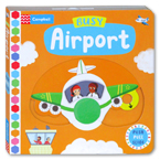 Busy Airport - Push Pull Slide Board Book (Cover Baru)