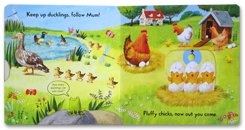 Busy Baby Animals - Push Pull Slide Board Book 