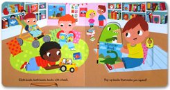 Busy Bookshop - Push Pull Slide Board Book