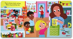 Busy Bookshop - Push Pull Slide Board Book