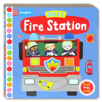 Busy Fire Station - Push Pull Slide Board Book (Cover Baru)