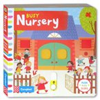 Busy Nursery - Push Pull Slide Board Book