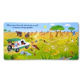 Busy Safari - Push Pull Slide Board Book