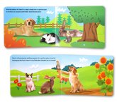 My Mini Busy Book Baby Animals includes 4 Figurines, a Playboard and a Board Book!