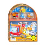 My Mini Busy Book Busy Builders includes 4 Figurines, a Playboard and a Board Book!