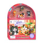 My Mini Busy Book Adorable Kittens includes 4 Figurines, a Playboard and a Board Book!