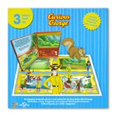 My Busy Book Curious George Includes a Storybook, 10 Figurines and a Playmat