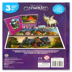 My Busy Book Disney Pixar Onward Includes a Storybook, 10 Toy Figurines and a Giant Playmat