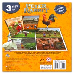 My Busy Book Peter Rabbit includes a storybook, 10 figurines and a playmat