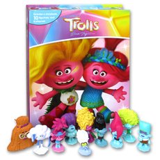 My Busy Book DreamWorks Trolls Band Together includes a Storybook, 10 Toy Figurines and a Giant Playmat