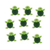 Topsy Turvy Tummies NUMBER GAME - A Card - Matching Memory Game