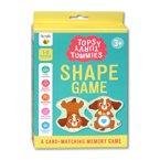 Topsy Turvy Tummies SHAPE GAME - A Card - Matching Memory Game