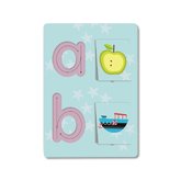 Bright Bee ABC Activity Flashcards - Trace the Letters & Lift the Flaps