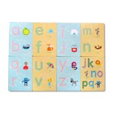 Bright Bee ABC Activity Flashcards - Trace the Letters & Lift the Flaps