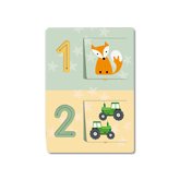 Bright Bee COUNTING Activity Flashcards - Trace the Letters & Lift the Flaps