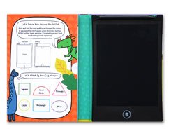 Dinosaurs LCD Tablet & Flash Cards Box Sets (40 wipe-clean flash cards & reusable drawing LCD Tablet)