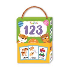 123 Tiny Tots Flash Cards (40 Large Flash Cards)