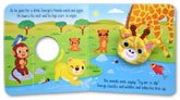 Laugh with Giraffe Board Book with Fun Finger Puppet!