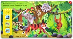 First Explorers - In the Jungle (Push Pull Slide Board Book)