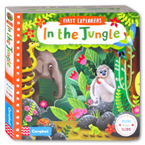 First Explorers - In the Jungle (Push Pull Slide Board Book)